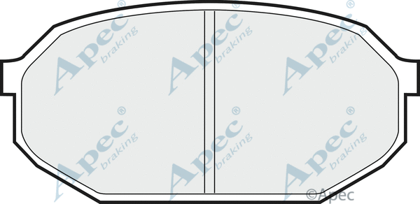 Brake Pad Set, disc brake (PAD426)
