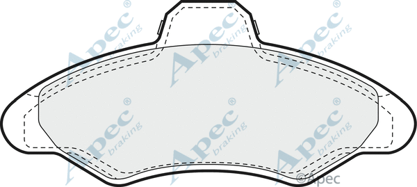 Brake Pad Set, disc brake (PAD685)