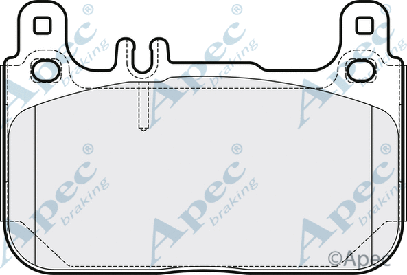 Brake Pad Set, disc brake (PAD2053)