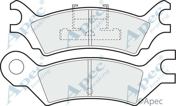 Brake Pad Set, disc brake (PAD569)