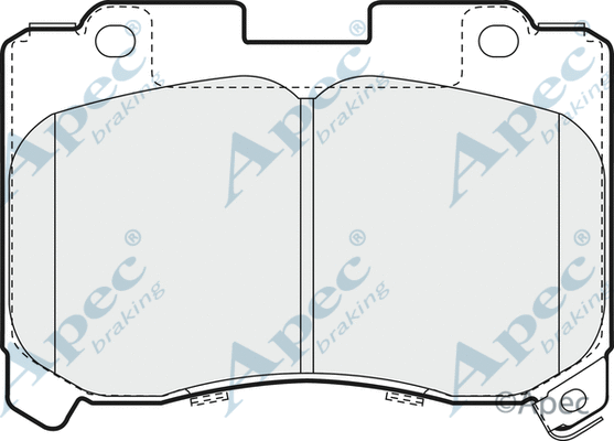 Brake Pad Set, disc brake (PAD865)