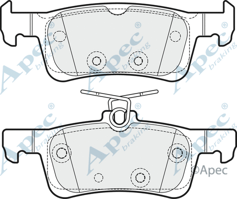 Brake Pad Set, disc brake (PAD1975)