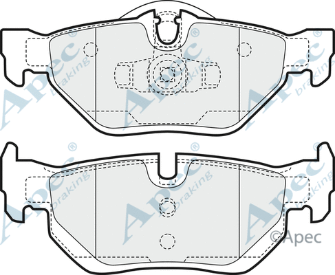 Brake Pad Set, disc brake (PAD1447)