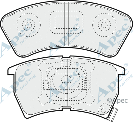 Brake Pad Set, disc brake (PAD510)