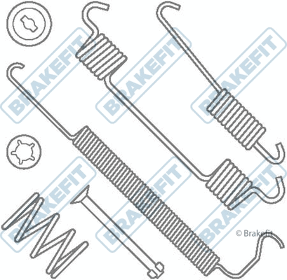 Accessory Kit, brake shoes (BKT2038)