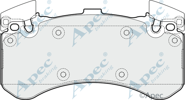 Brake Pad Set, disc brake (PAD1805)