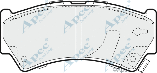 Brake Pad Set, disc brake (PAD1258)