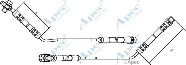 Brake Hose (HOS3155)