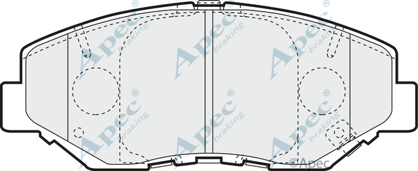 Brake Pad Set, disc brake (PAD1284)