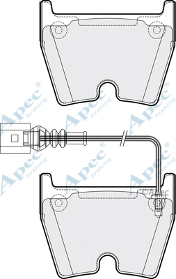 Brake Pad Set, disc brake (PAD2121)