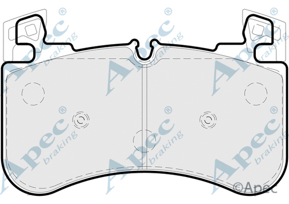 Brake Pad Set, disc brake (PAD2288)
