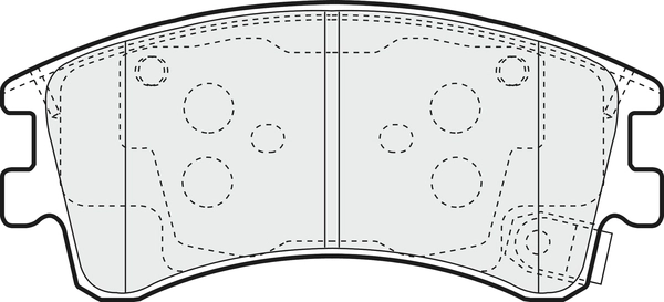 Brake Pad Set, disc brake (PD3322)