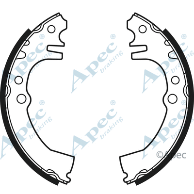 Brake Shoe Set (SHU600)