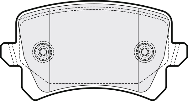 Brake Pad Set, disc brake (PD3845)