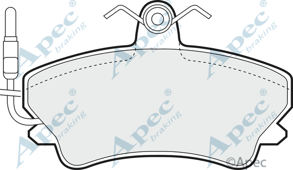 Brake Pad Set, disc brake (PAD764)