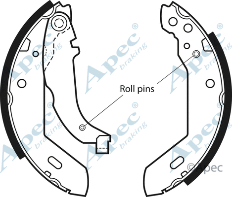 Brake Shoe Set (SHU365)