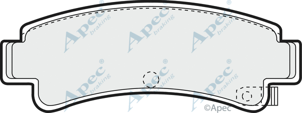Brake Pad Set, disc brake (PAD695)