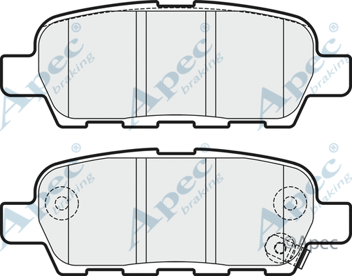 Brake Pad Set, disc brake (PAD1826)