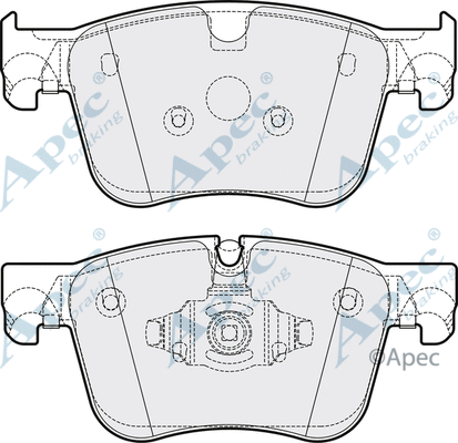 Brake Pad Set, disc brake (PAD2184)
