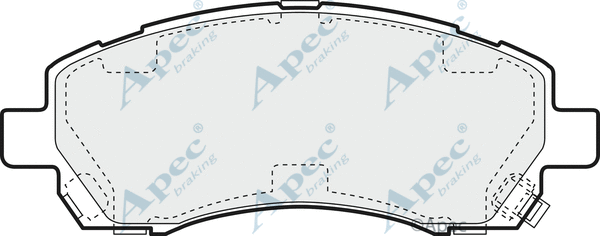 Brake Pad Set, disc brake (PAD1097)