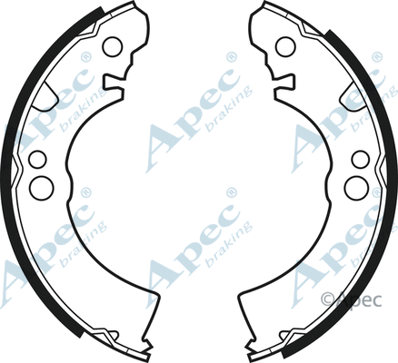 Brake Shoe Set (SHU330)