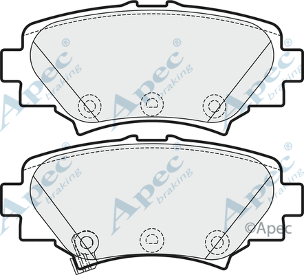 Brake Pad Set, disc brake (PAD1969)