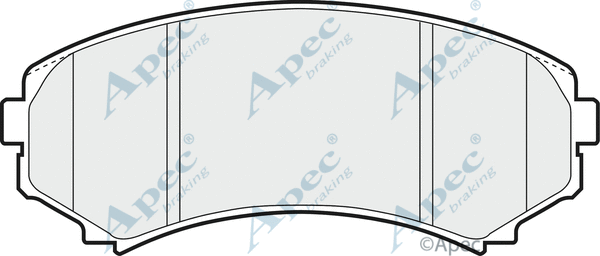 Brake Pad Set, disc brake (PAD1268)