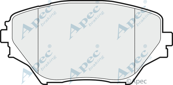 Brake Pad Set, disc brake (PAD1262)