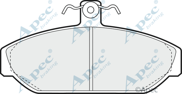 Brake Pad Set, disc brake (PAD419)