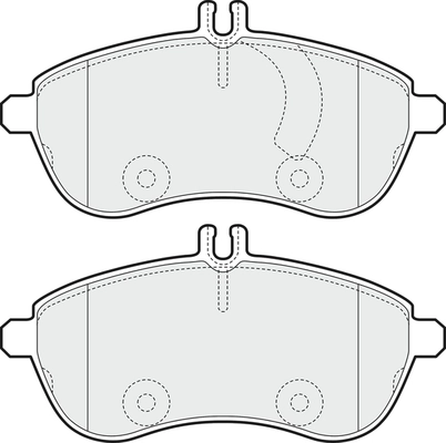 Brake Pad Set, disc brake (PD3223)