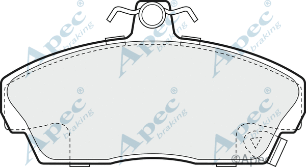Brake Pad Set, disc brake (PAD689)