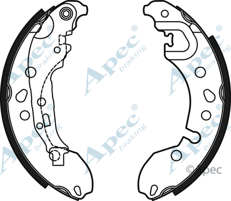 Brake Shoe Set (SHU827)