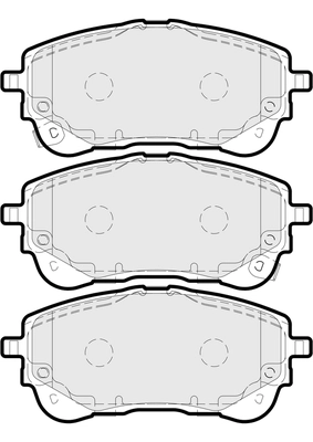 Brake Pad Set, disc brake (PD3939)