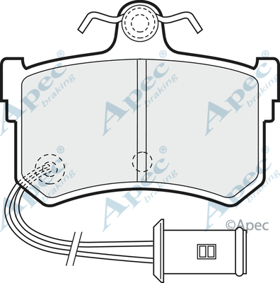 Brake Pad Set, disc brake (PAD549)