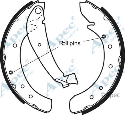 Brake Shoe Set (SHU538)