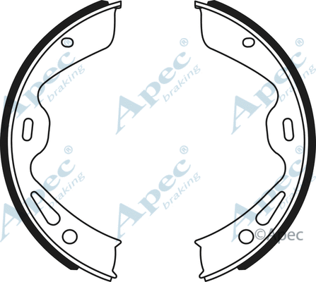 Brake Shoe Set, parking brake (SHU790)