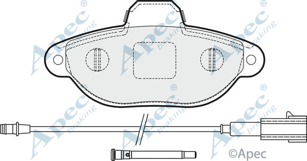 Brake Pad Set, disc brake (PAD1627)
