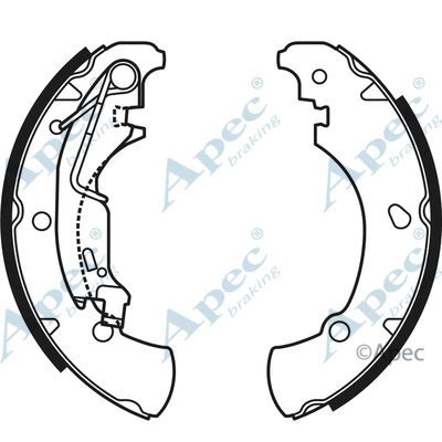 Brake Shoe Set (SHU667)