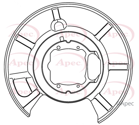Splash Guard, brake disc (ASG1025)