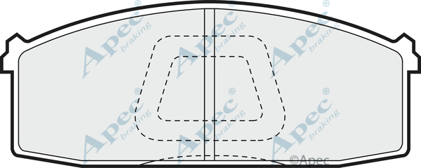 Brake Pad Set, disc brake (PAD401)
