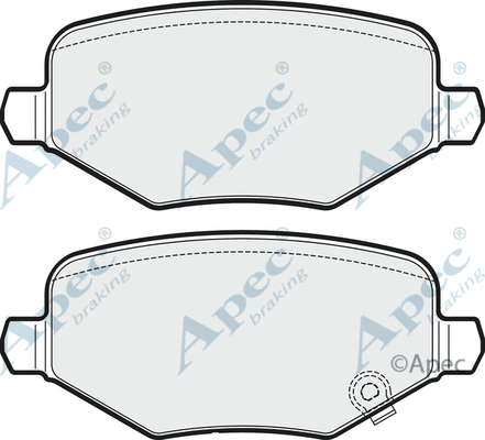 Brake Pad Set, disc brake (PAD2016)