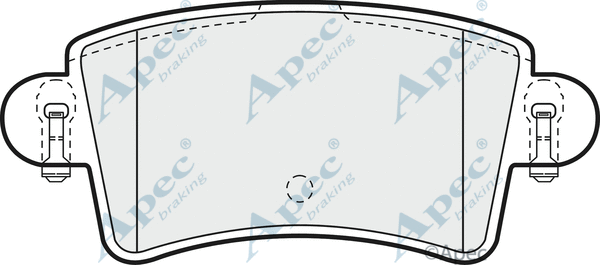 Brake Pad Set, disc brake (PAD1197)