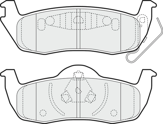 Brake Pad Set, disc brake (PD3613)