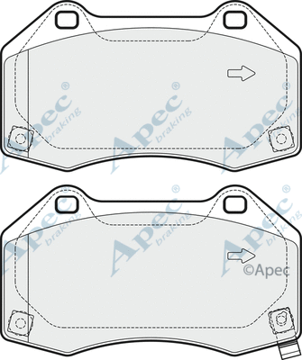 Brake Pad Set, disc brake (PAD1893)