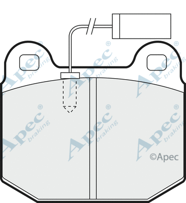 Brake Pad Set, disc brake (PAD769)