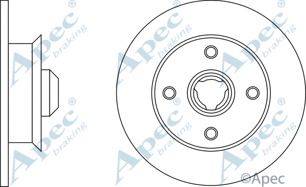 Brake Disc (DSK213)