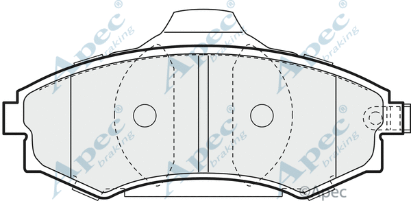 Brake Pad Set, disc brake (PAD1203)