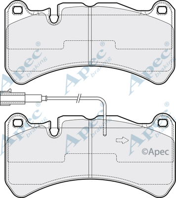 Brake Pad Set, disc brake (PAD2175)