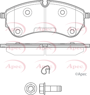 Brake Pad Set, disc brake (PAD2399)
