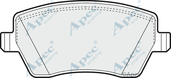 Brake Pad Set, disc brake (PAD1312)